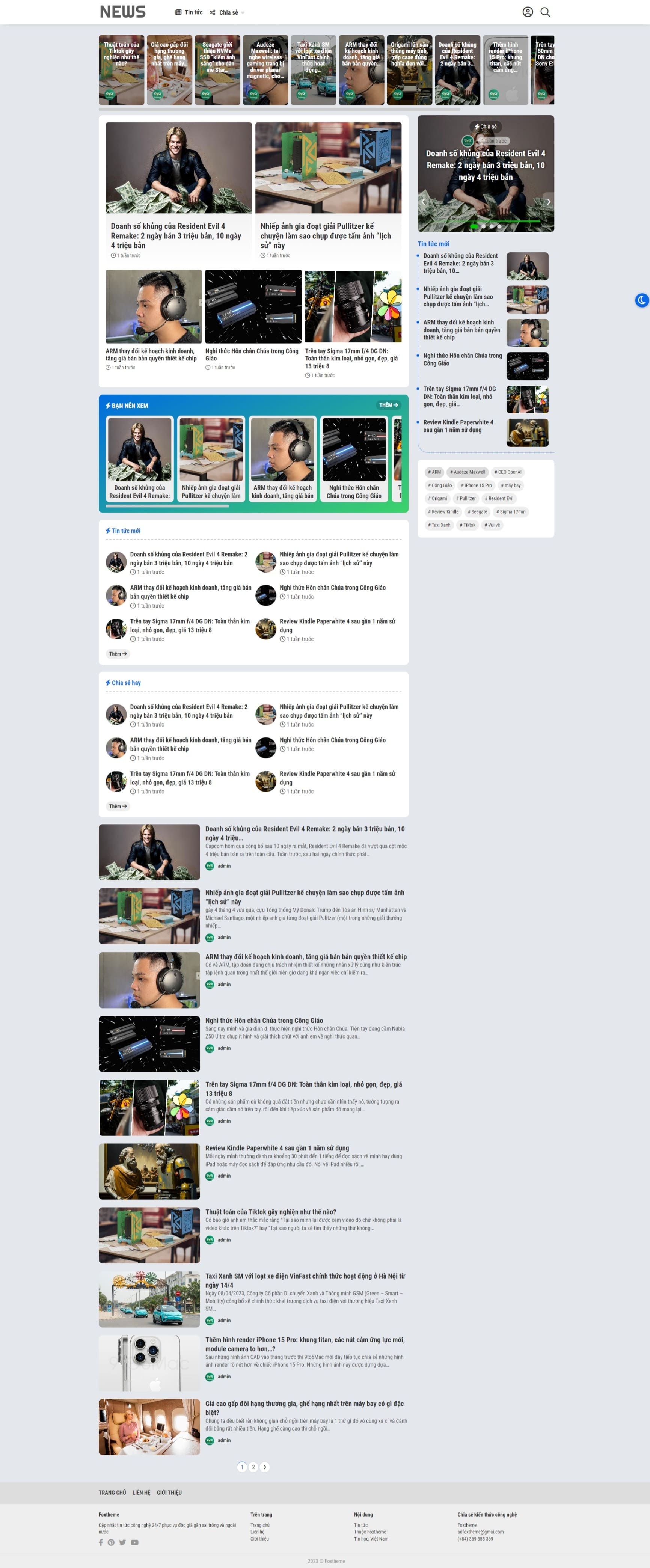 Trang tin tức